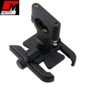 Universal 360 Degree Rotatable Aluminum Alloy Phone Holder Adjustable Mobile Phone Mount with 360° Rotation Suitable for 4-6. 5inch Phone, Anti-Shake Phone Bracket For Motorcycle, Recommended For BYKEA, FOODPANDA, Indrive Riders Universal Fitment. 