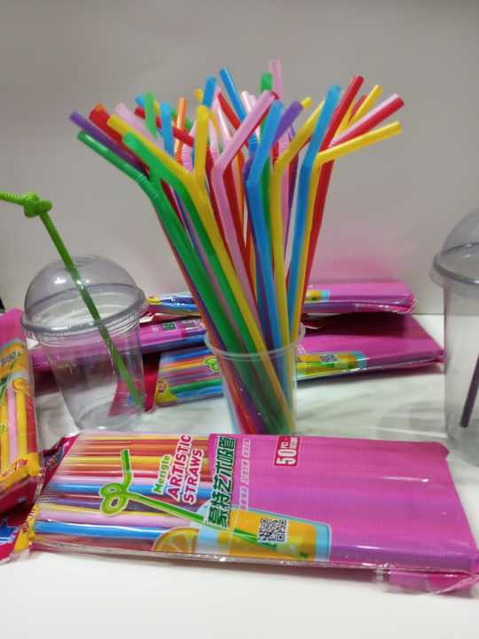 Imported%20Colorful%20Straw%20Extra%20Flexible%20Disposable%20Long%20Bendy%20Drinking%20Straw%20Multi%20Color%2050%20Pcs%20Packing%20-%20Image%202