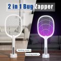Mosquito Racket with UV Light Lamp Five Nights Mosquito Killer Racket Rechargeable Battery Handheld Electric Fly Swatter. 