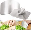 1x Newest Stainless Steel Kitchen Safety Finger Protector Chopping Tool Knife Slice Chop Safe Slice Tool. 