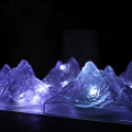 Snow Mountain Night Light Iceberg LED Lamp Home Decoration Mini Atmosphere Light Bedroom Decor Desktop Ornament Children Gift. 