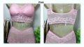 |Comfortable| Breathable| Seamless Lingerie Set for Girl and Women| Removable Padded Lace Net bras| Nightwear Sexy bras and Panties Set| Bras and Underwear Set| Wrapped Chest Bras| Camisoles and Underwear Set. 