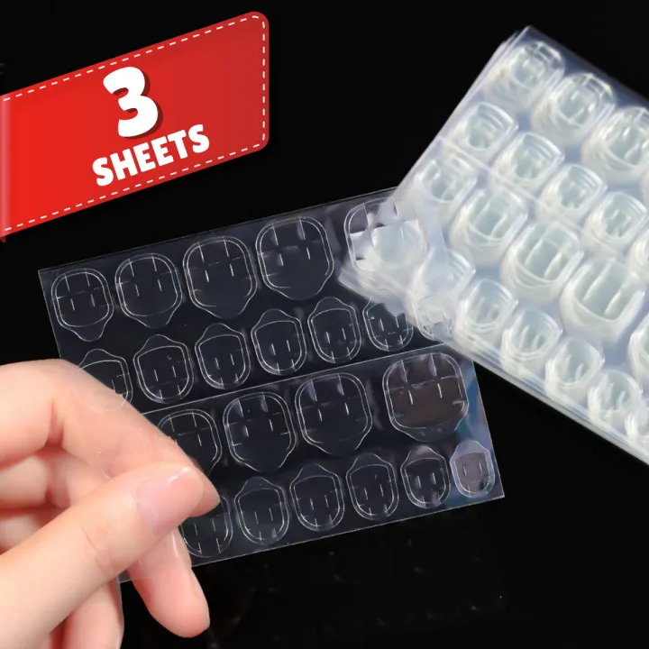 Pack%20of%203/10/20/30/50%20Sheets%20Glue%20Sheet%20for%20Nails%20%7C%20Double%20Sided%20Adhesive%20Nail%20Tabs%20&%20Dots%20%7C%20Clear%20Self%20Adhesive%20Nail%20Glue%20Stickers%20%7C%20Transparent%20Jelly%20Sticky%20Tape%20for%20Fake,%20Artificial%20&%20False%20Nails%20%7C%20Easy%20Press-On%20Nail%20Art%20Application%20Multipack%20-%20Image%208