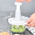 Hand Chopper | Manual Vegetable Chopper |  Food Processor | Multi-Function Hand Operated Speedy Cutter with Stainless Steel Blades | Essential Kitchen Gadget on Daraz. 