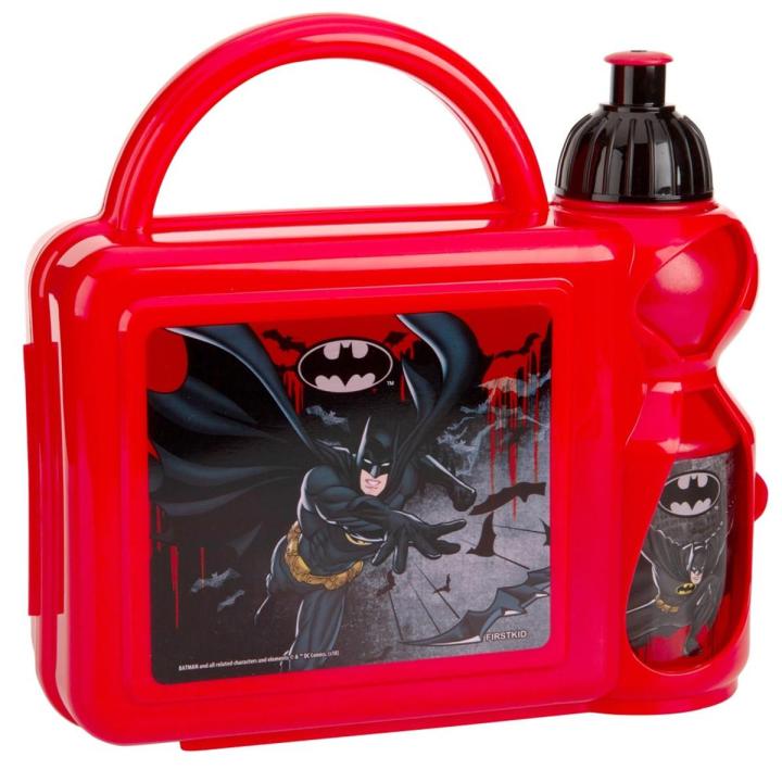 Batman Lunch Box and Water Bottle Combo Set