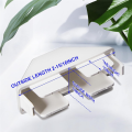 JDXHLAU 16 Pack White Vinyl Picket Fence Caps 7/8in X 3in Vinyl Picket Fence Caps Vinyl Fence Parts for Garden Fencing Outdoor. 