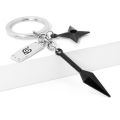 Key Chain Anime Cosplay Props Headband Kunai Shuriken Shuriken Model Key Ring Cartoon Cute Metal. 