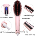 Fast Hair Straightener HQT-906 Hair Straightening Comb Brush. 