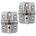 Adjustable 180 Degree Hinge, Locking Hinge Folding Hinge, Adjustable Door Hinge, Leaf Table Hinge, 4PCS Easy Install. 