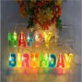 Happy Birthday Lights -13 LED Letter Battery Operated String Lights Party Decorations. 