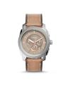 Brown Leather Chronograph Watch for Men - FS5192. 