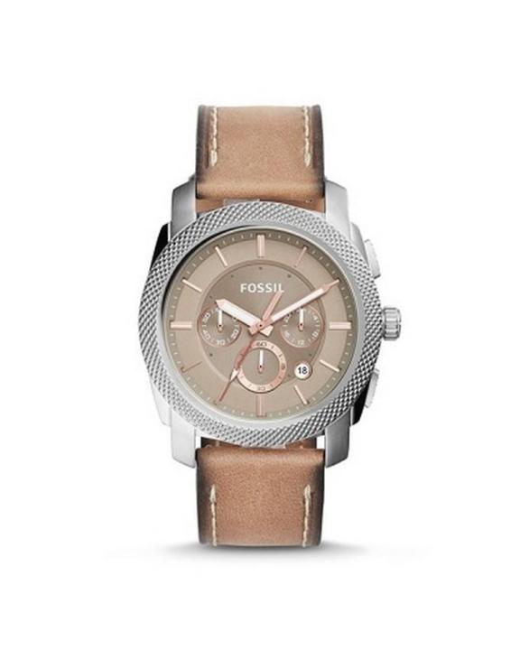 Brown Leather Chronograph Watch for Men - FS5192