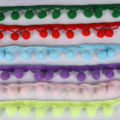 5 Yards Pom Pom Trim Ball 10 mm MINI Pearl Pompom Fringe Ribbon Sewing Lace Kintted Fabric Handmade DIY Craft Accessories. 