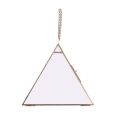 Triangle Floating Hanging Photo Frame Metal Glass Portrait Picture Plant Display QX2E. 