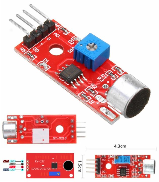 Sensitivity Microphone Sound voice Detection Module | Daraz.pk