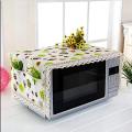 Dustproof Microwave Oven Cover with Dual Storage Pockets – Protective Fabric Sleeve (85×35 cm). 