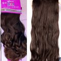 ★★★★★ "Achieve Salon-Perfect ⭐⭐⭐⭐⭐ Volume Instantly—30'' Curly Hair Extensions with 5 Secure Clips! 30  Inches 5 Clips In Full Volume Curly Hair Extension - Natural Brown. 