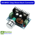 XH-M401 Adjustable Step Down Buck Converter 4-40V To 1.25-36V DC-DC Step Down Voltage Converter Power Supply Module DC Voltage Regulator 8A 200W XL4016E1. 