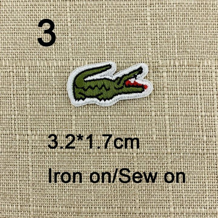 lacoste%20Embroidered%20Patches%20Applique%20logo%20badge%20armband%20-%20Image%202