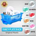 3 in 1 Fancy Plastic Plate Rack Durable Plastic Elegant Design Premium Quality Dish Rack-Sink Rack. 