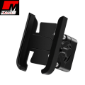 Universal 360 Degree Rotatable Aluminum Alloy Phone Holder Adjustable Mobile Phone Mount with 360° Rotation Suitable for 4-6. 5inch Phone, Anti-Shake Phone Bracket For Motorcycle, Recommended For BYKEA, FOODPANDA, Indrive Riders Universal Fitment. 