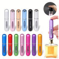 Portable Mini Perfume Refillable Atomizer Container, Portable Perfume Spray Bottle, Travel Perfume Scent Pump Case Fragrance Empty Spray Bottle for Traveling and Outgoing(5 ml). 
