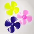 DreamsMart Pack of 3pcs 4 blades propeller plastic fan for mini DC motor air cooler toy boat Motor DIY project 4 blade propellers. 