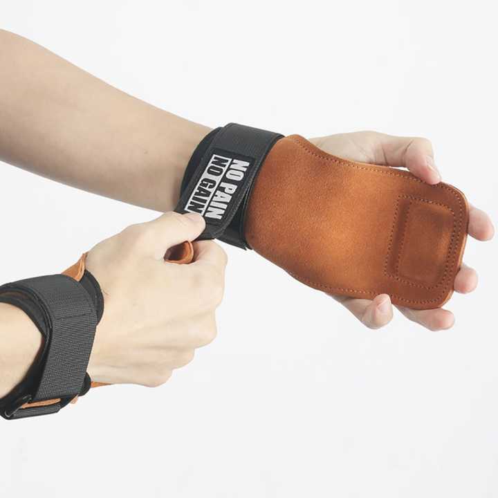 Premium quality leather cowhead Gym gloves For weightlifting and Traning