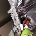 Korean Charm Dice Keychain Kawaii Harajuku Game Console Phone keychains Y2K Fashion Bag Pendant Jewelry Vintage Accessories. 