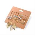 Stud Earrings Set For Women 20 Pairs. 