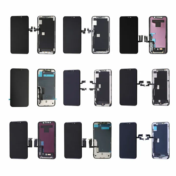 AAA+ OLED Display For iPhone X XR XS 11 12 11 pro Max LCD Screen ...