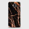 Huawei Mate 9 Cover - SkinLee HQ Hard Case - Chic Rose Gold Veins On Black - SKINLEE-152-1-336-53. 