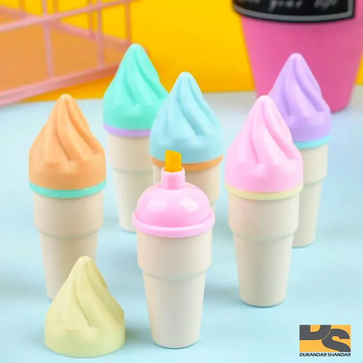 cute%20set%20of%206%20cone%20Highlighters%20with%20beautiful%20colors%20%20stationery%7C%20Cute%20stationary%20items%20for%20girls%20-%20Image%204