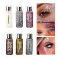 Huxiabeauty Liquid Glitter Eyeshadow Wet Metallic Glitter Shimmer Naked Smokey Eye Looks Waterproof Long Lasting Eye Shadow Makeup 3201. 
