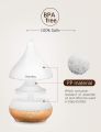Homasy 330ml Essential Oil Diffuser, 256 Sóothing Light Colors Whisper-Quiet Operation Oil Diffuser with Sleep Mode Design, Waterless Auto-off and BPA-free Aromatherapy Diffuser for Office, Home, Yoga. 