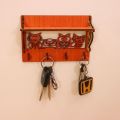Wooden Key Hanger / Key stand holder. 