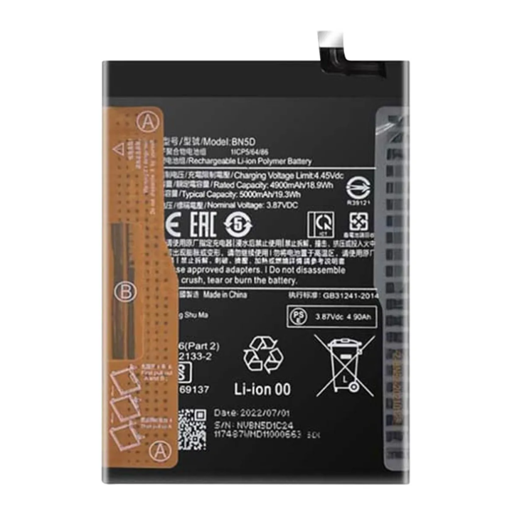 Redmi%20Note%2011%20(4G)%20/%20Note%2011S%20/%20Poco%20M4%20Pro%20Battery%20Replacement%20Mi%20BN5D%20Battery%20with%205000mAh%20_%20Black%20-%20Image%205