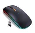 Wireless RGB Mouse + Dragon Design Mouse Pad - 7 Light Color Mouse with Mouse pad. 