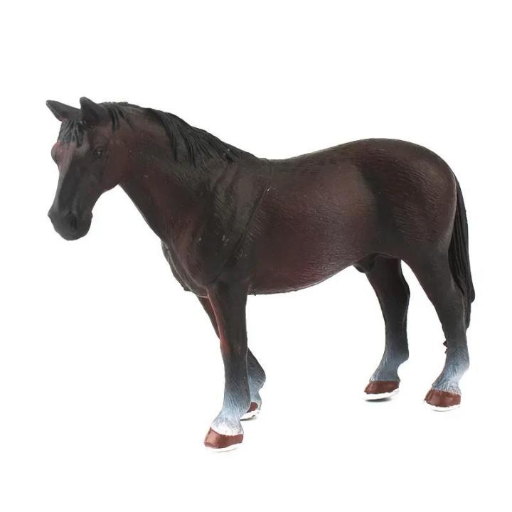 Action Figure Simulation Horse Mini Hollow Plastic Farm Animal Toy Model Animation Doll