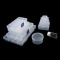 Adjustable Jewelry Storage Box Plastic PVC Storage Box Holder Case Transparent Jewelry Tool Portable Organizer Container. 