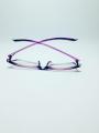 Square Magenta Eyeglasses 2392-8. 