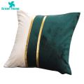 Easy to Tuck Pillows or Stuffing Into the Pillowcase Pillow Case Plush Two-color Splicing Throw Cover Soft Decorative Hidden Zipper Home Plush Pillowcase with Hidden Zipper Closure. 