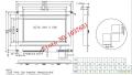 ARDUINO 5.1 inch 240128 lcd display moudle blue 240*128 LCM240128A-V3.0 T6963C UCI6963 240x128 144*104mm. 