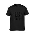 Game Adventureland games T-shirt summer top customizeds black T-shirts for men. 
