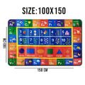 ABC Alphabet Learning Rug for Kids - Soft Non-Slip Educational Carpet for Playroom, Bedroom, and Classroom (100x150 cm). 