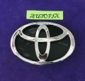 Toyota Belta front Plastic logo Black color 01 Piece. 