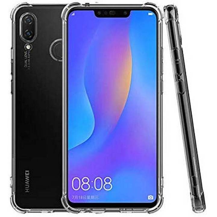Huawei Nova 3i Soft Shock Proof Jelly Back Cover Transparent
