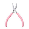 Cute Pink Handle Anti-slip Splicing and Fixing Pliers for DIY Jewelery Making Needlework. 