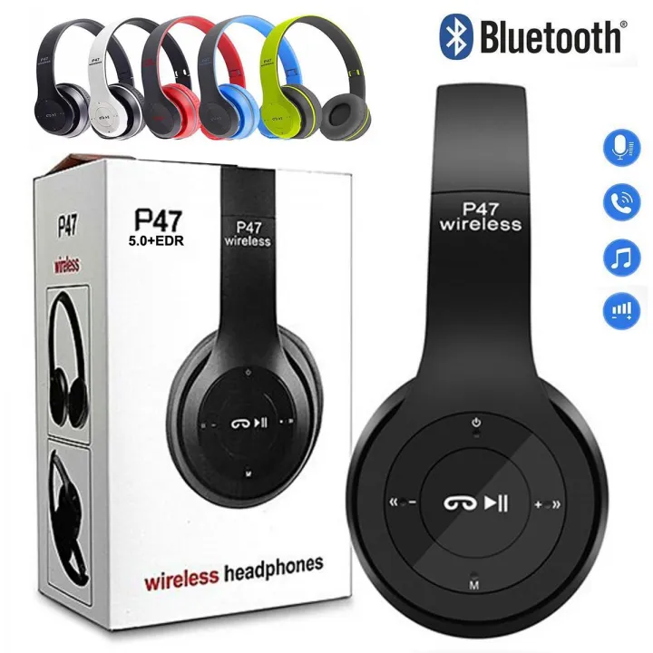 P47%20Wireless%20Blue%20Headphones%20Bluetooth%20Headset%20Foldable%20Stereo%20Gaming%20Earphones%20With%20Microphone%20Support%20TF%20Card%20For%20ALL%20Mobile%20Phone%20Jack%20Support%20With%20SD%20Card%20Options%20-%20Image%205