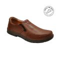 Strobel Handmade Pure Leather Brown Degar Shoes. 